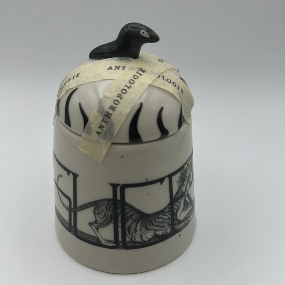 Anthropologie Zebra Ceramic Sugar Jar - Picture 14 of 15